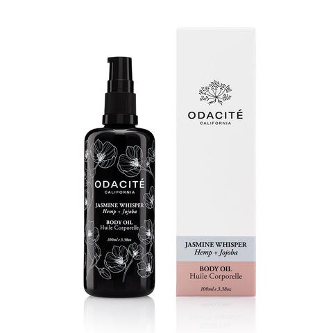 Jasmine Whisper • Hemp + Jojoba • Body Oil Body Treatment Odacite